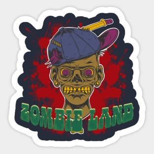 Ten Zombie Sticker